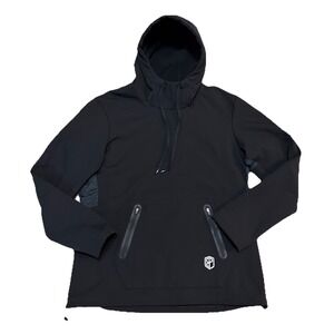 Born Primitive Men's Black Large Hooded Pullover Cool Down Jacket